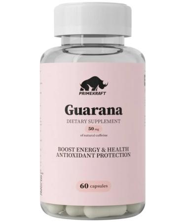 Prime Kraft Guarana Guarana 50 Mg Extract 50 mg 60 capsules