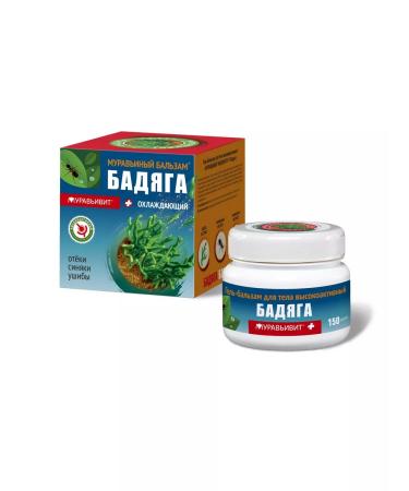 Muravivit Gel for veins and joints cooling Badyaga 150 ml - Buy Online on GoSupps.com