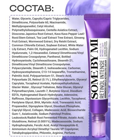 Some by mi Skin cream around the eyes with retinol 30ml - Buy Online on GoSupps.com