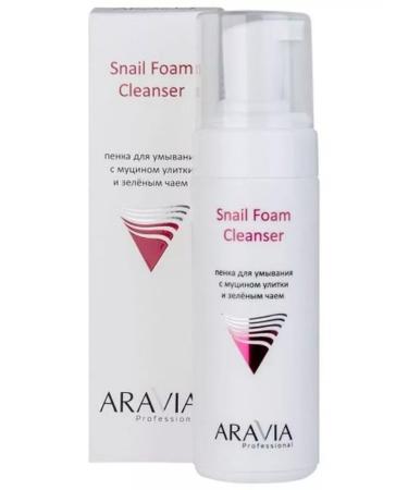 BeautyNEW Aravia Professional foam for washing with mucin Snail 160