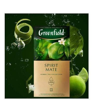 Greenfield Spirit Mate tea in bags 25 pcs 1.5 g - Buy Online on GoSupps.com
