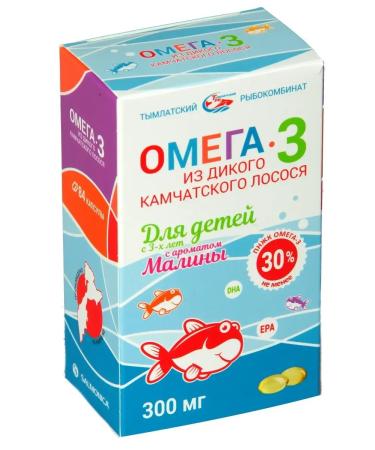Salmonica Omega 3 for children Malina Kamchatsky