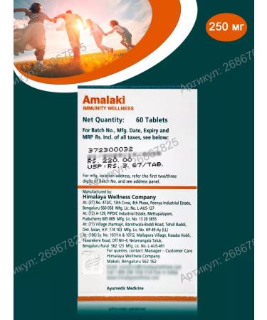 BEAUTECRETS Amalaki Amalaki Himalaya Herbals 60 Tab - Buy Online on GoSupps.com