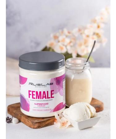 Ruslabnutrition Female Protein (700 gr) vanilla ice cream - Buy Online on GoSupps.com