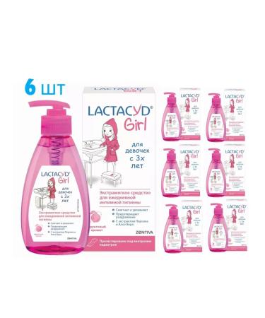 Health XL Intimate hygiene tool for girls 200 ml - 6 pcs