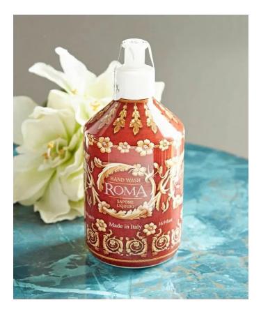 Rudy Profumi Liquid soap 500ml Rome Roma - Buy Online on GoSupps.com