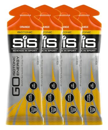 Science in Sports SIS Go ISotonic Energy Gels 4 x 60 ml orange - Buy Online on GoSupps.com