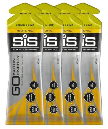 Science in Sports SIS Go ISotonic Energy Gels 4 x 60 ml lemon-lime - Buy Online on GoSupps.com