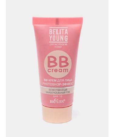 BB cream Photoshop effect Belita Young SPF15