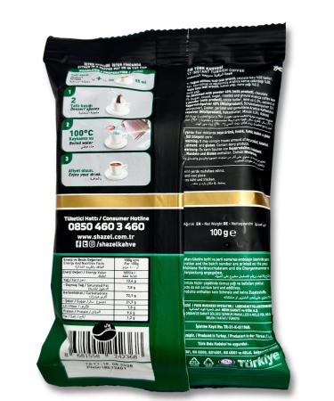 ORGANIC LINE Ground coffee with chocolate and mint 2pcs 100g Shazel - Buy Online on GoSupps.com