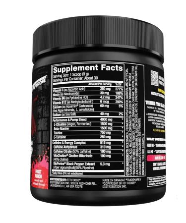Mutant Madness 225 GR Fruit punch - Buy Online on GoSupps.com