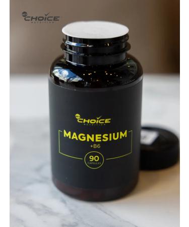 MyChoice Nutrition Magnesium + B6 (Magnesium + B6) Biocaps 800 mg 90 capsules - Buy Online on GoSupps.com