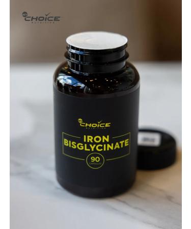MyChoice Nutrition Iron Bisglycinate (iron bisglcinate) 720 mg 90 capsules - Buy Online on GoSupps.com
