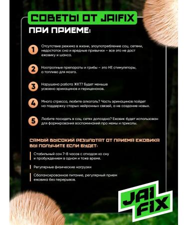 JAIFIX Ezhovik Channel Mycelium 100 grams Effective - Buy Online on GoSupps.com