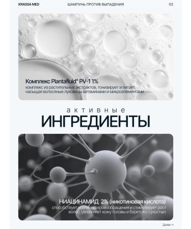 KRASSA Med shampoo niacinamide against hair loss - Buy Online on GoSupps.com