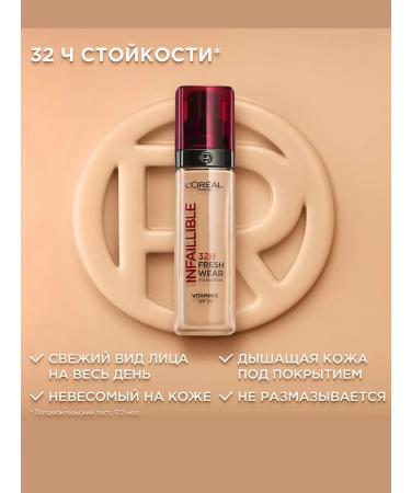 LOreal Paris Original Tonal Cream Loreal Infailible Ton 145 - Buy Online on GoSupps.com