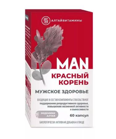 Good health Red root Man Male Health Altaivitamins 60 Sh-1pcs