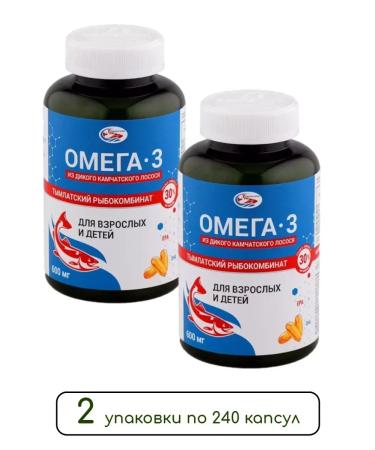 Good health Omega-3 from wild Kamchatka salmon 600 mg 240 table 2