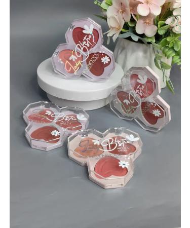 BEAUTY Face blush Lady Bistro 4 pcs