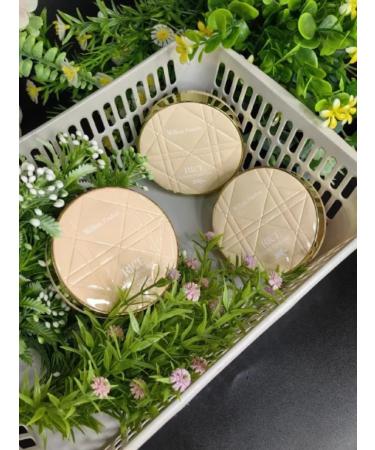 BEAUTY Face powder in a row 3