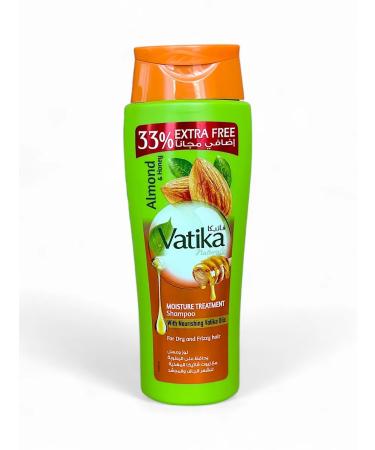 Dabur Vatika hair shampoo with almonds honey henna yogurt 532 ml - Buy Online on GoSupps.com