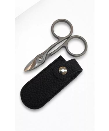 MERTZ Scissors for thick nails in a leather cover