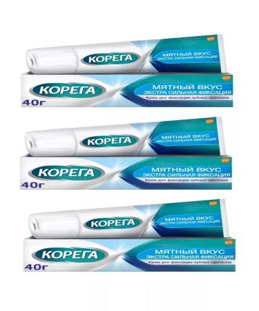 HEALTH cream for fixing the tooth prosthesis Extra forces mint 40 GR-3pcs