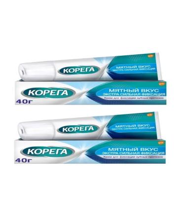 HEALTH cream for fixing the tooth prosthesis external forces mint 40 g-2pcs
