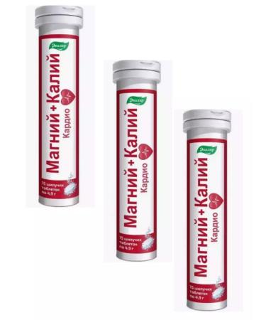dietary supplements Magnesium+potassium cardio 3 pcs