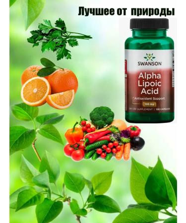 Swanson Alpha Lipoic Acid 100 Mg 120 Caps - Buy Online on GoSupps.com