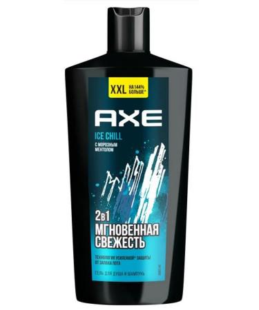 Axe Shower gel and shampoo Ice Chill with frosty menthol 610 ml