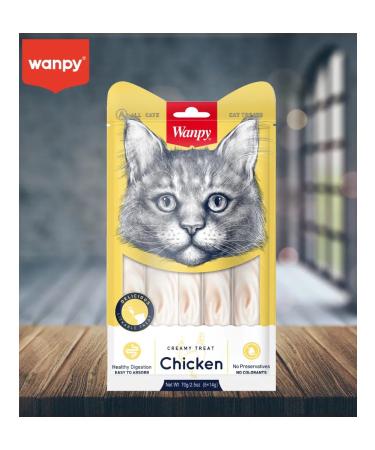 Wanpy Cat a treat "Tender mashed potatoes" from chicken 70 g