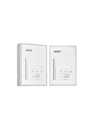 Mivis Rnw Premium Charcoal Mineral Mask set of fabric ma 10ml