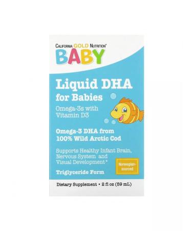 California Gold Nutrition Omega 3 dgk for children with vitamin D3