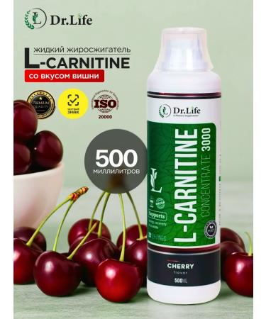 DrLife L carnitine liquid fat burner for weight loss 500ml