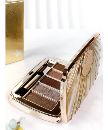 Nude palette of matte and shimmer shadows for eyelids 5 colors - Buy Online on GoSupps.com