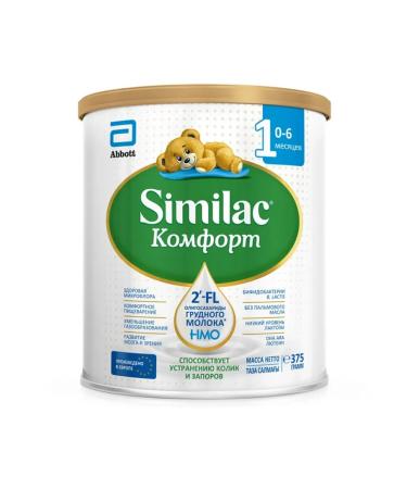 SIMILAC 1 comfort dry mixture for children from 0 to 6 months 375 g - Buy Online on GoSupps.com