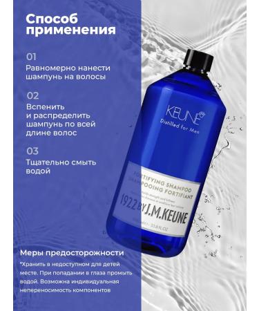 KEUNE Strengthening shampoo against hair loss 1922 Fortifeing - Buy Online on GoSupps.com