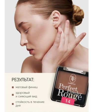 TF Cosmetics Dry blush Perfect Powder Rouge tone 14 cinnamon - Buy Online on GoSupps.com