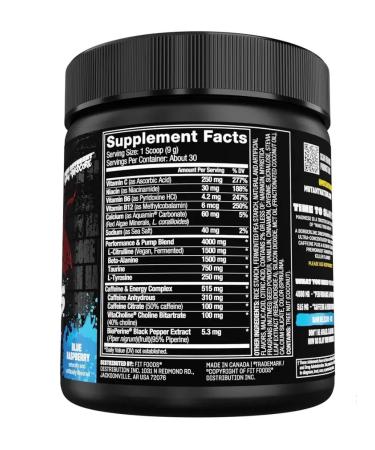 Mutant Madness 225 Gp Blue Raspberry Prevention Complex - Buy Online on GoSupps.com