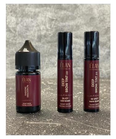 Elan Eyebra paint set Deep Tint - ICY + Spycy + Oxide - Buy Online on GoSupps.com