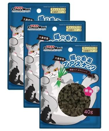 Japan Premium Pet A treat with feline mint and grass 3