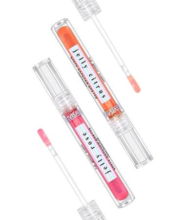 LUXVISAGE Balm-shutter for lip 2 pcs Jelly Citrus + Rose