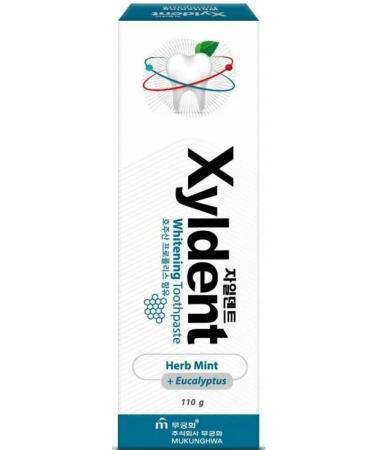 MUKUNGHWA Toothpaste of grass and eucalyptus xyldent 2 pieces of 110 g - Buy Online on GoSupps.com