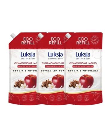 Soap liquid apple with cinnamon 900 ml 3 pcs