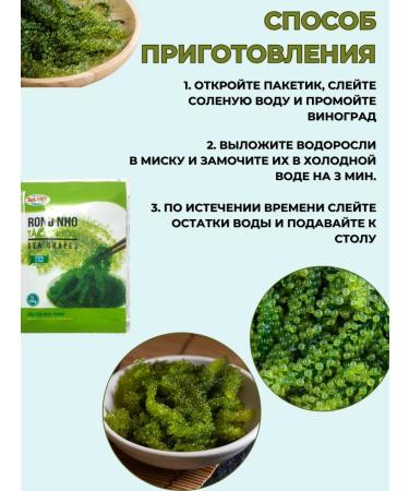 GREENFOOD Sea grapes of food uMI BUDO 3pcs x 20 g - Buy Online on GoSupps.com