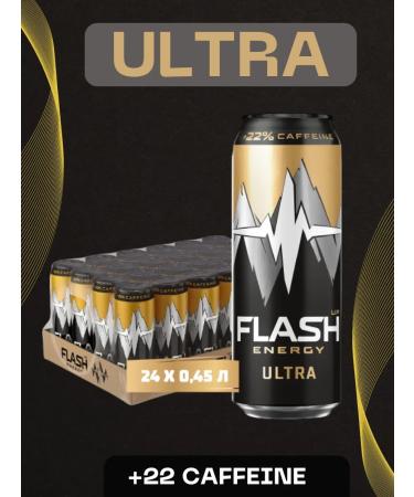 Flash Up Ultra Energy energy 24 pcs. x 0.45 l bank