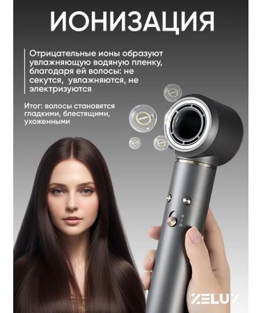 ZeLux Feng Stayler for Hair with Ionization - Buy Online on GoSupps.com