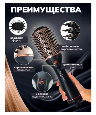 TECHNO DEM Feng brush Professional Styler - Buy Online on GoSupps.com