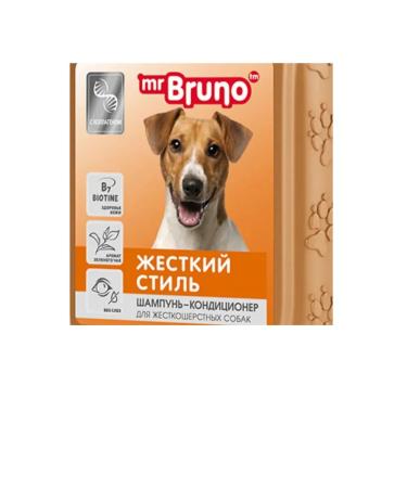 Mr Bruno Container shampoo for hard-haired dogs 350 ml - Buy Online on GoSupps.com